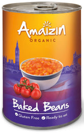 Bakade bönor BIO 400 g - AMAIZIN